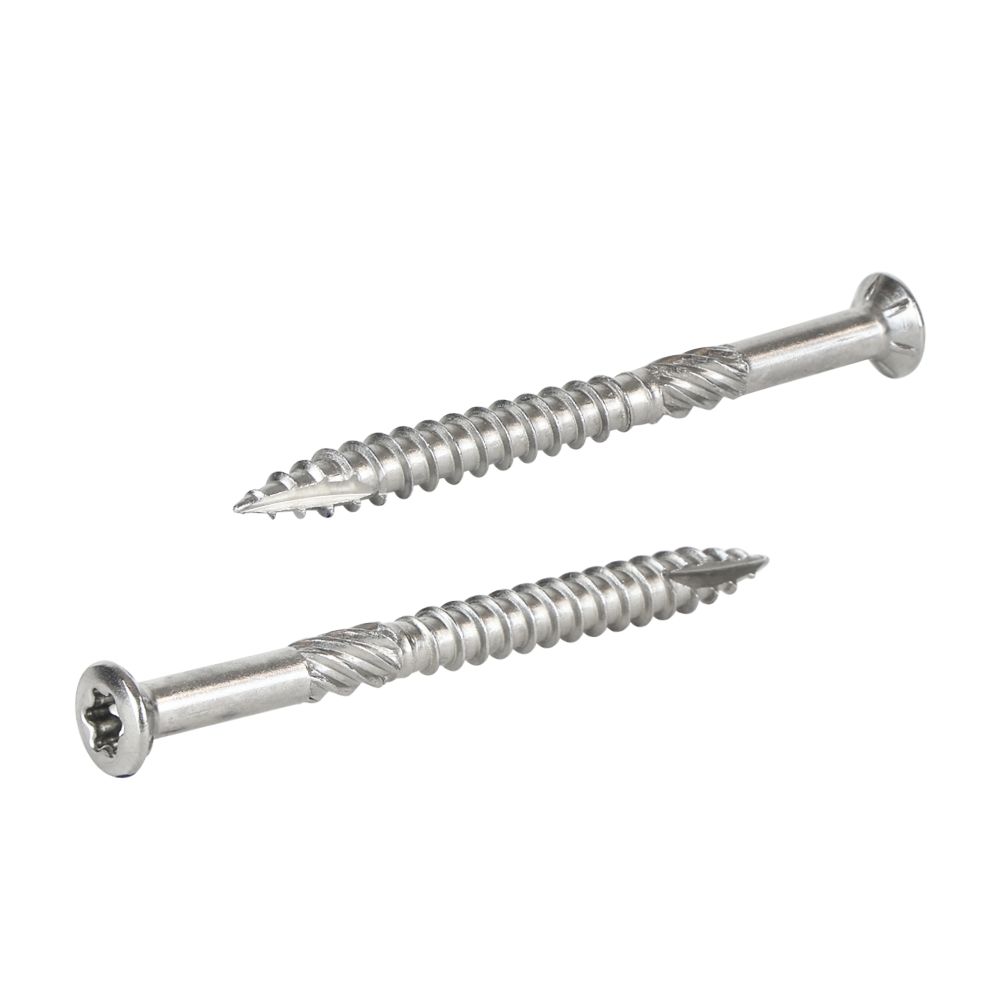 Radix - Vlonder - Tuinhout schroeven - Torx 5,0x60mm - T25 - RVS (2400 stuks) VOLLE DOOS!