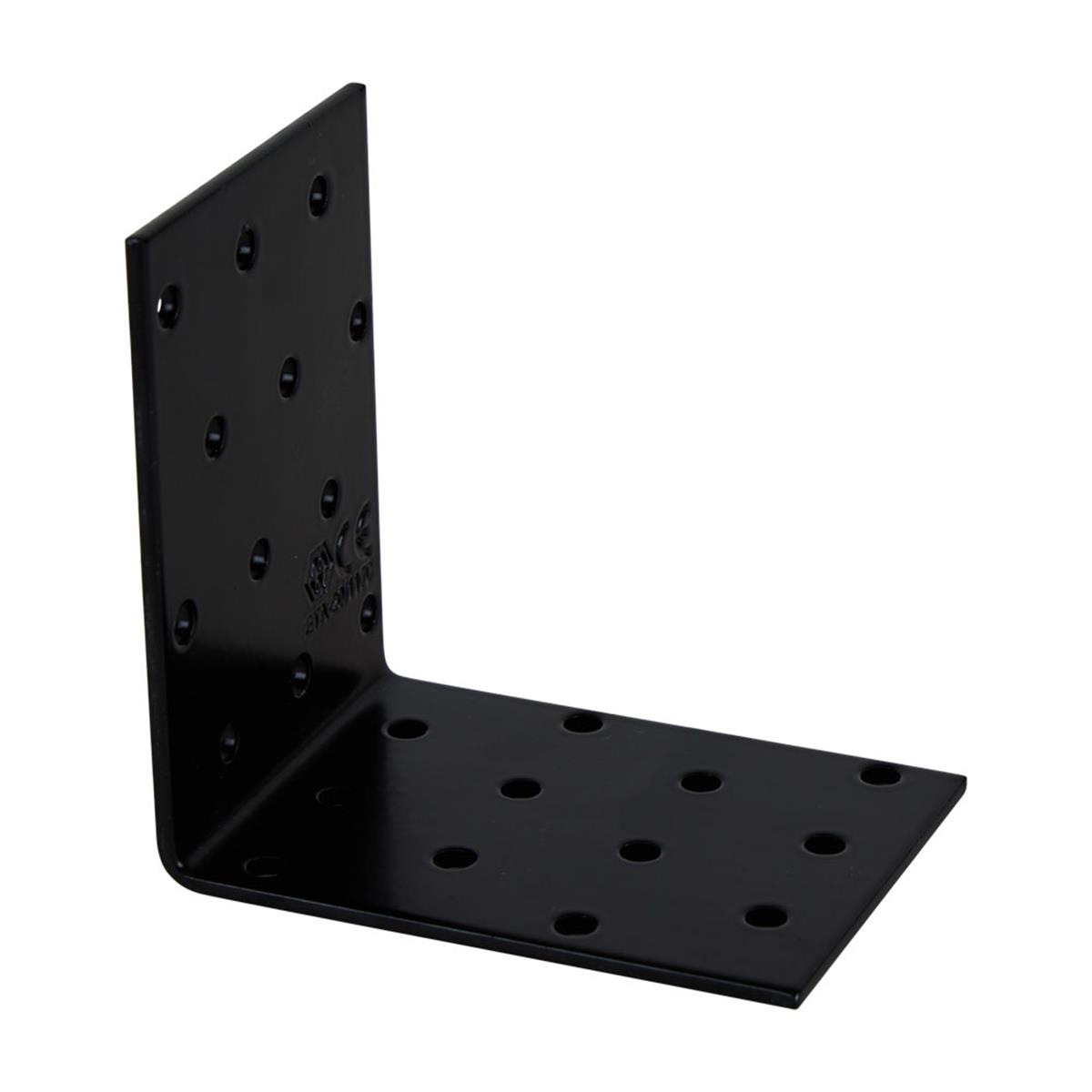 Hoekanker Ril - 60 x 80 x 60 x 2.5 mm - Zwart