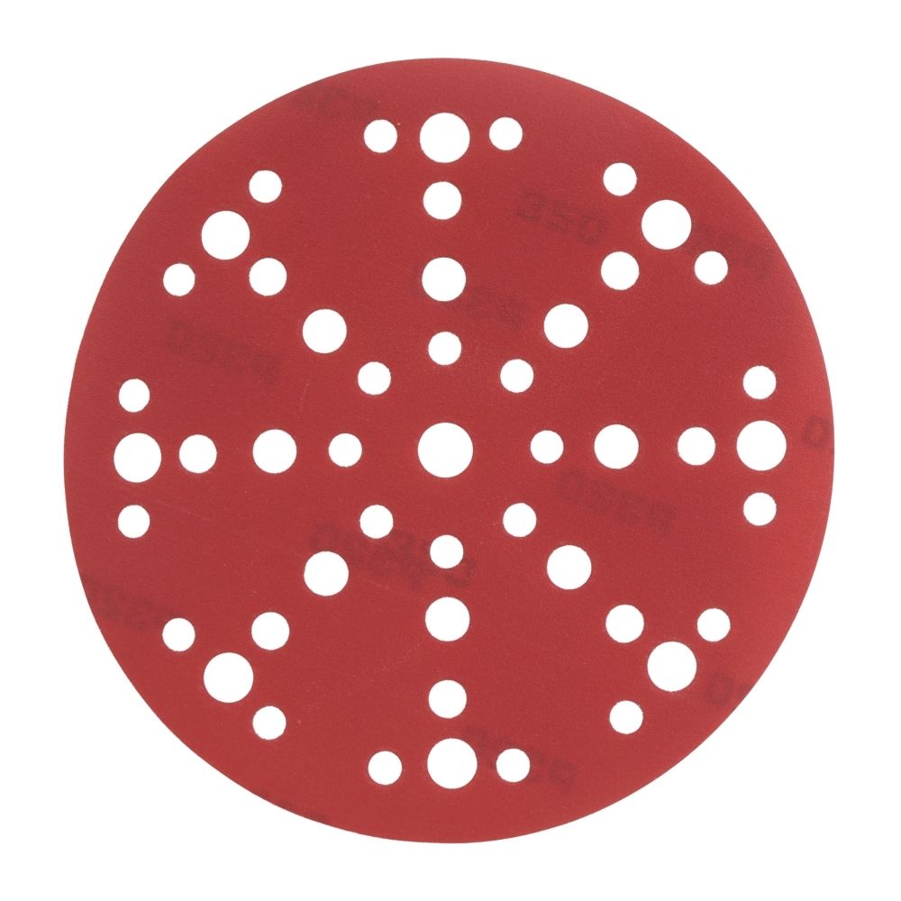 Radix - Schuurschijf - Pro - Klittenband 150 mm - P320 – 49 stofgaten (50 stuks) Radix - Schuurschijf - Pro - Klittenband 150 mm - P320 – 49 stofgaten (50 stuks)