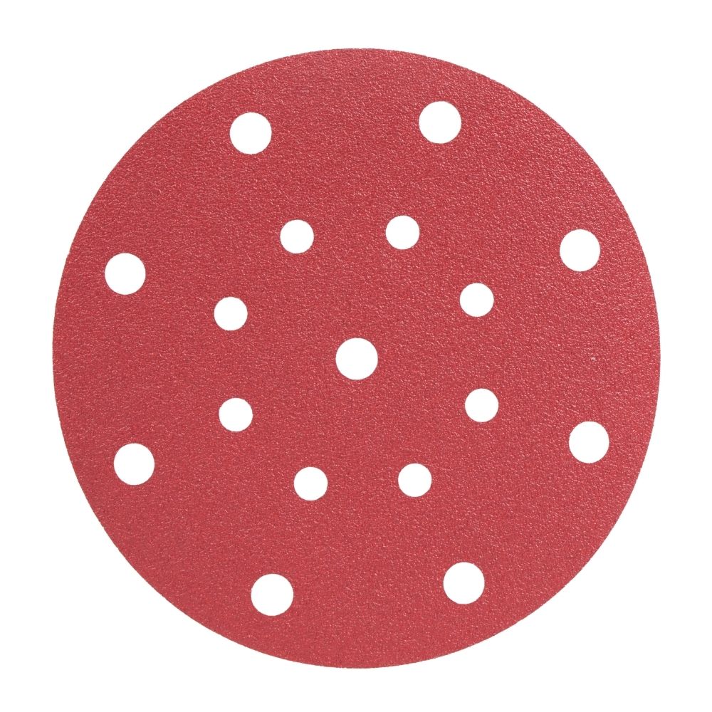 Radix - Schuurschijf - Pro - Klittenband 150 mm - P80 – 17 stofgaten (50 stuks)