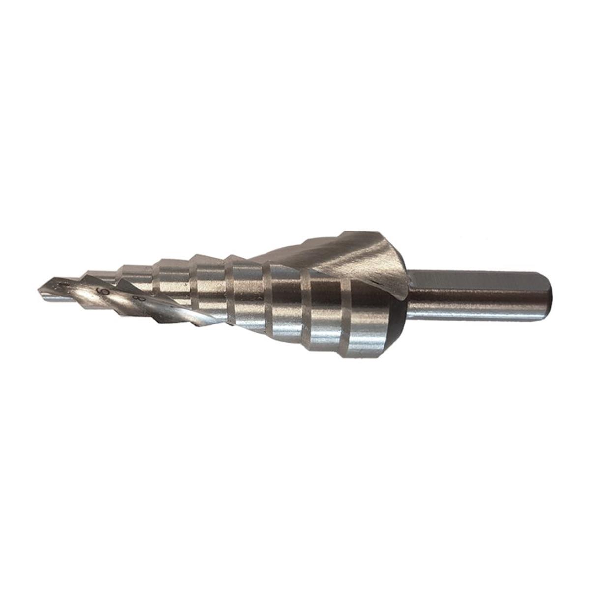 Radix - Stappenboor - HSS - 4-20 mm - Spiraalvormige snijkanten - Geslepen