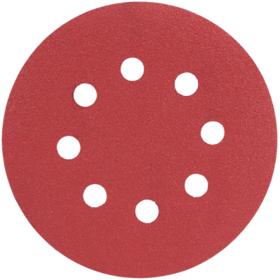 Klittenband schuurschijven 125mm - 8 stofgaten