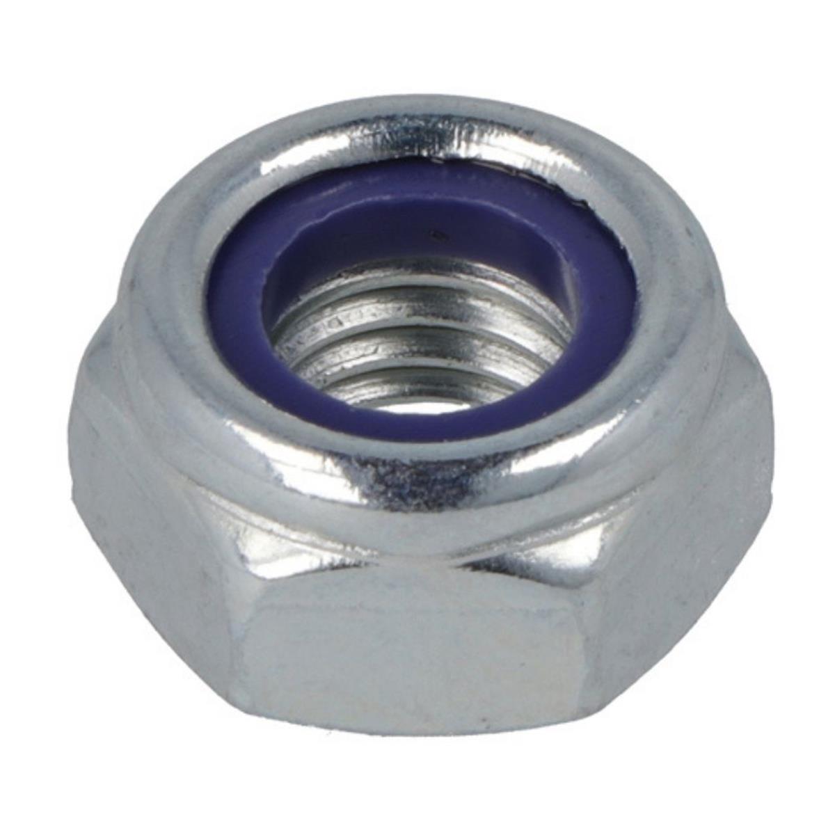 Borgmoer - DIN985 - M14 - Verzinkt (100 stuks)