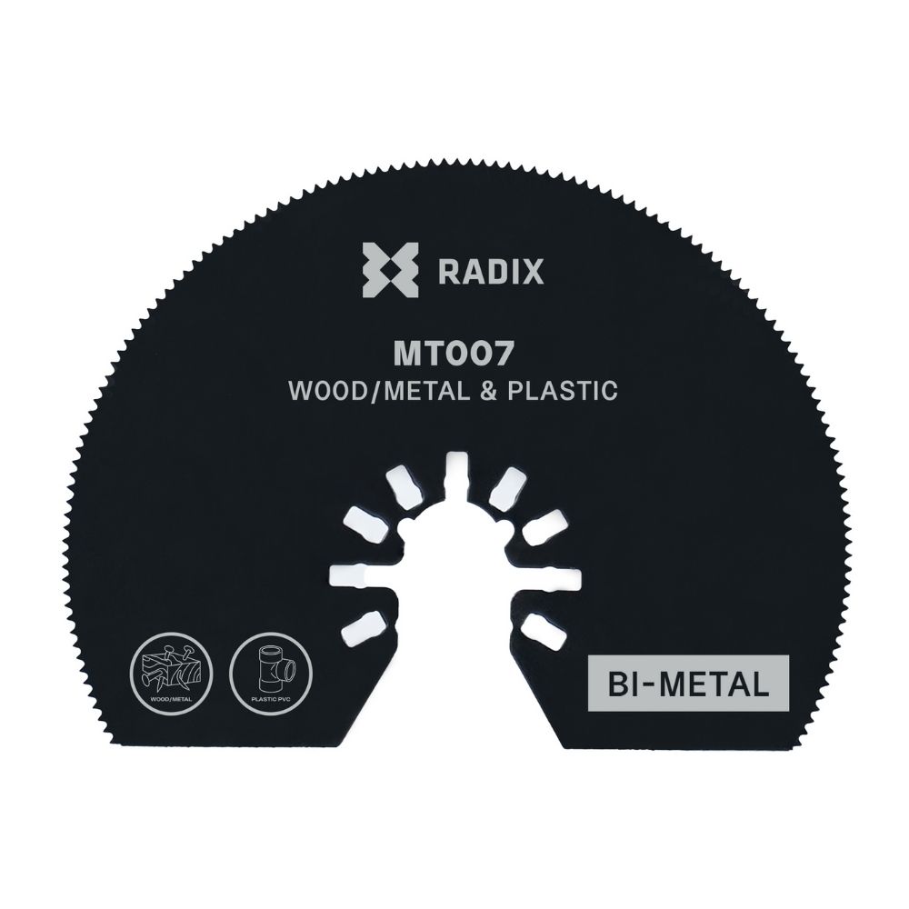 Radix - Multitool zaagblad - HCS - 20 tanden (1.26mm) - Gefreesd - 80mm