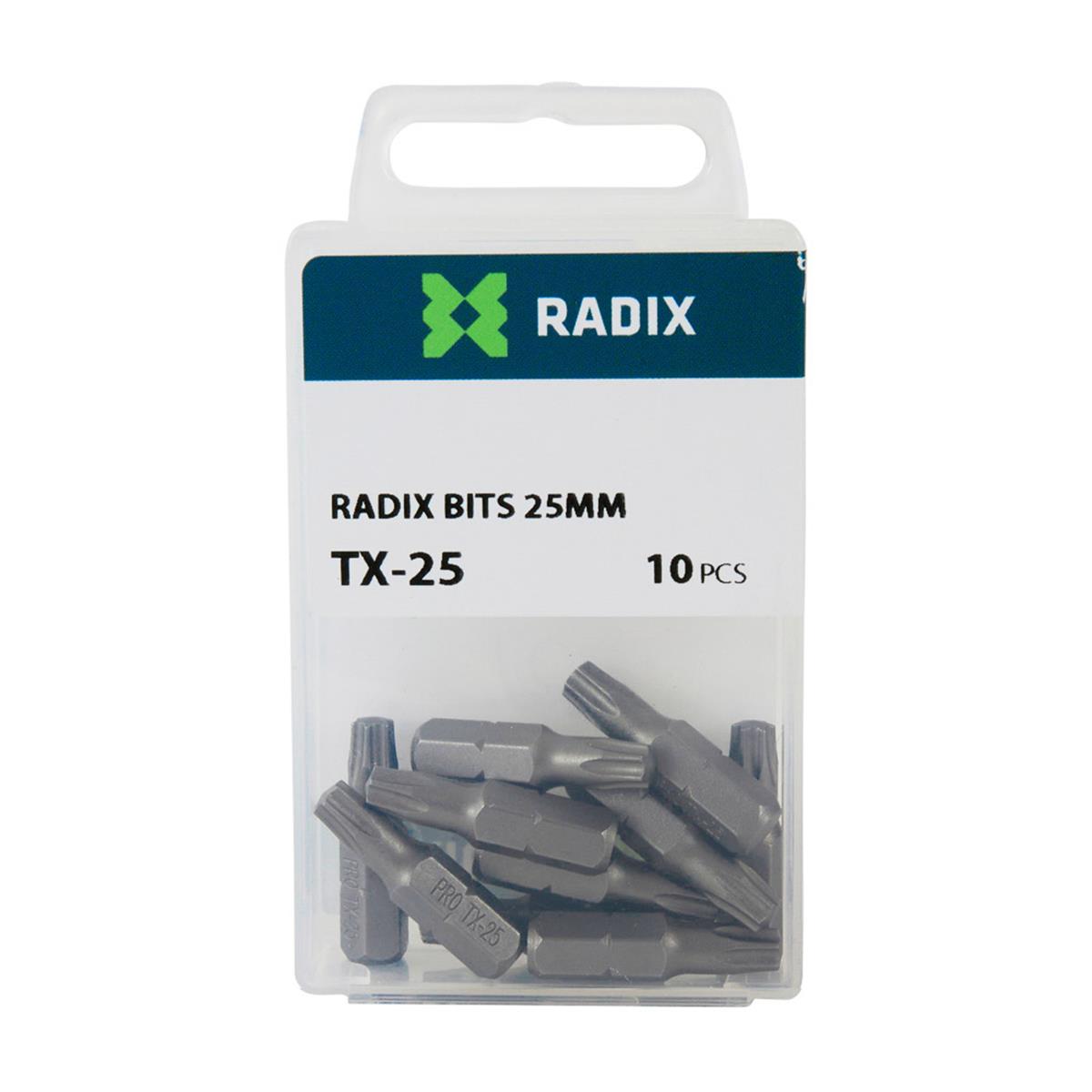 Radix - Schroefbit TX25 (10 stuks)