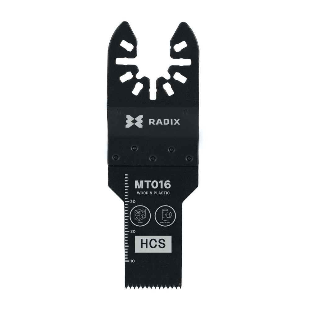Radix - Multitool zaagblad - HCS - 18 tanden (1.4mm) - Gefreesd - 40x20mm Radix - Multitool zaagblad - HCS - 18 tanden (1.4mm) - Gefreesd - 40x20mm