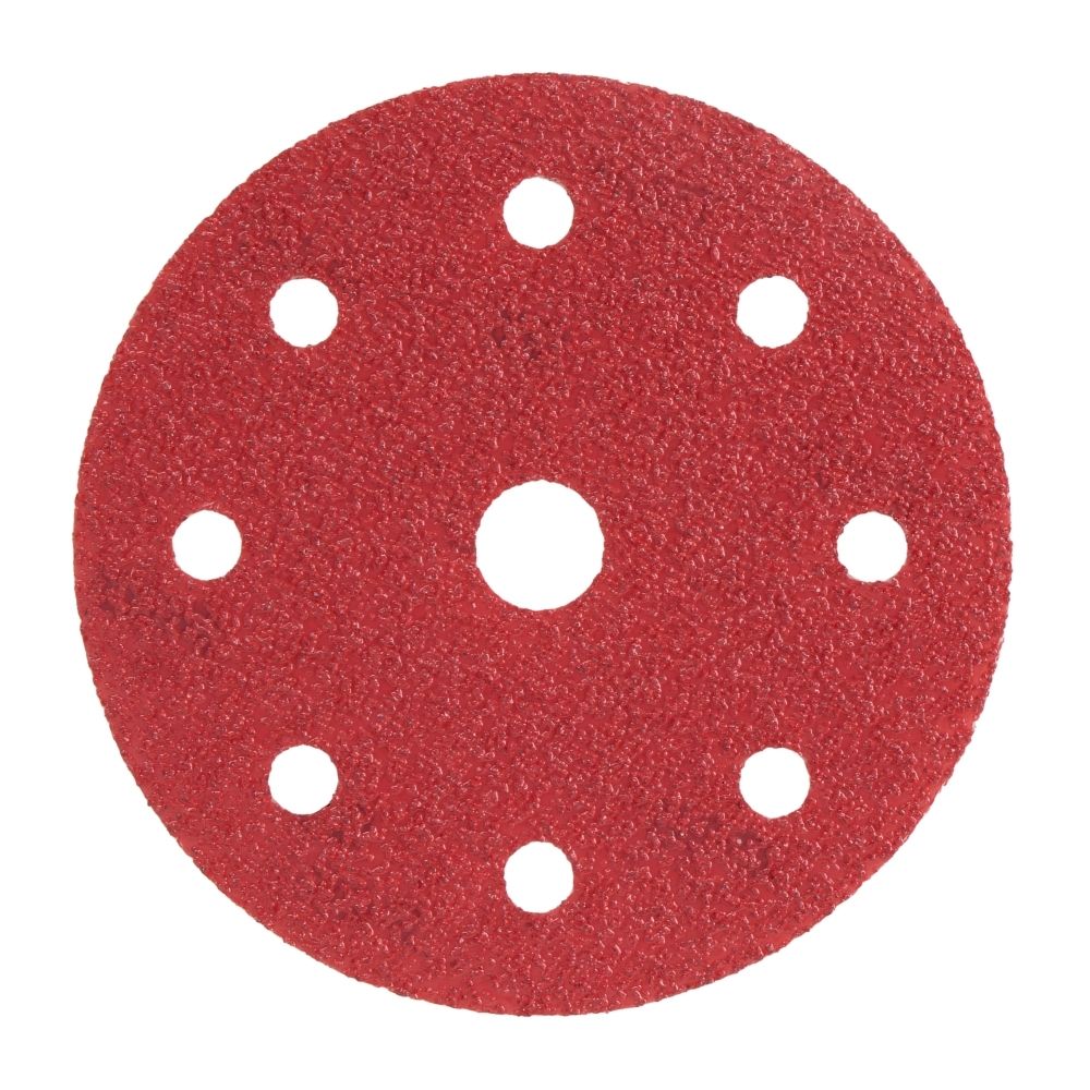 Radix - Schuurschijf - Pro - Klittenband 125 mm - P40 – 9 stofgaten (10 stuks) Radix - Schuurschijf - Pro - Klittenband 125 mm - P40 – 9 stofgaten (10 stuks)