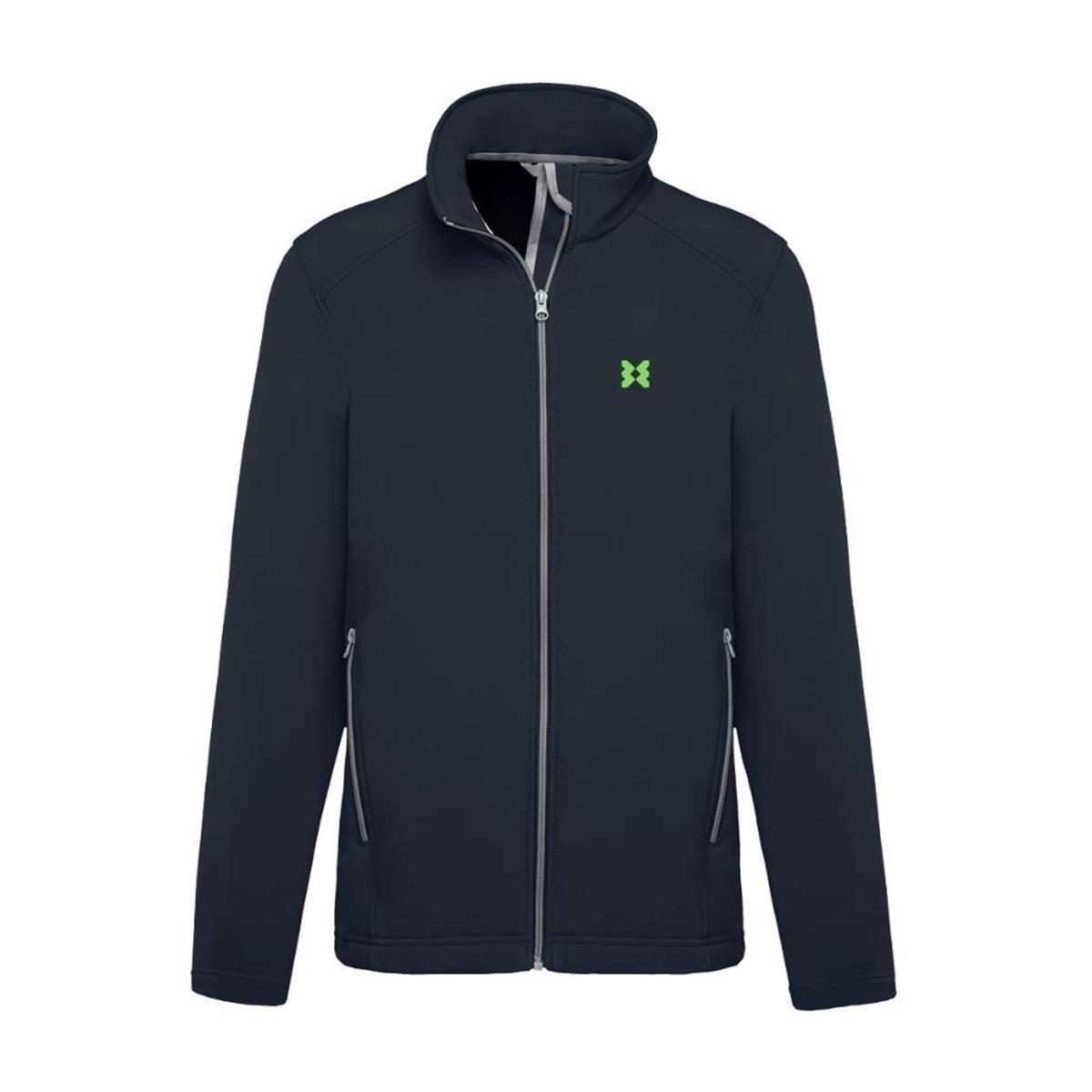 Radix - Softshell Jas - Heren - Kleur Navy - Maat XL - Met borstlogo Radix - Softshell Jas - Heren - Kleur Navy - Maat XL - Met borstlogo