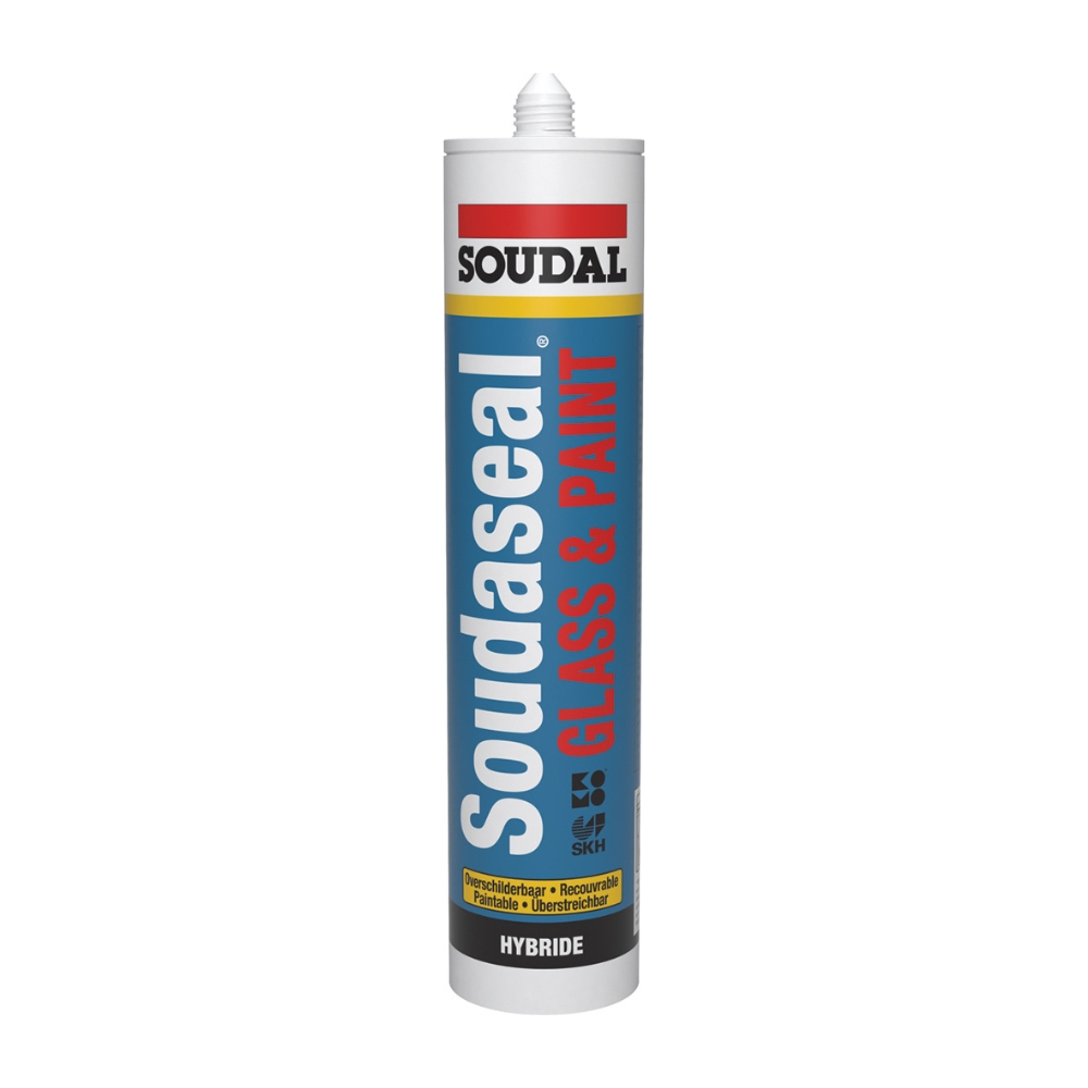 Soudaseal - Glass & paint beglazingskit komo - Wit
