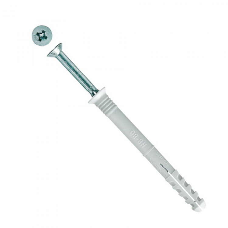 Fischer - N-S - Nagelpluggen/Slagpluggen - 8 x 80mm (50 stuks) Fischer - N-S - Nagelpluggen/Slagpluggen - 8 x 80mm (50 stuks)