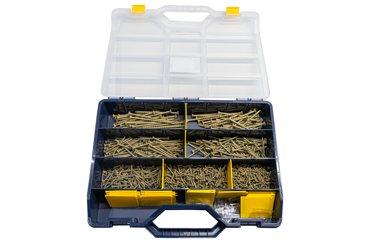 Woodies- Ultimate Shield Outdoor - Assortimentskoffer - (800 delig)