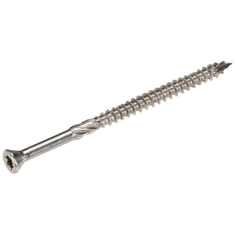 Woodies - Vlonderschroeven - Torx 25 Platverzonken kop - 5 x 70mm - Deeldraad - RVS-410 (200 stuks)