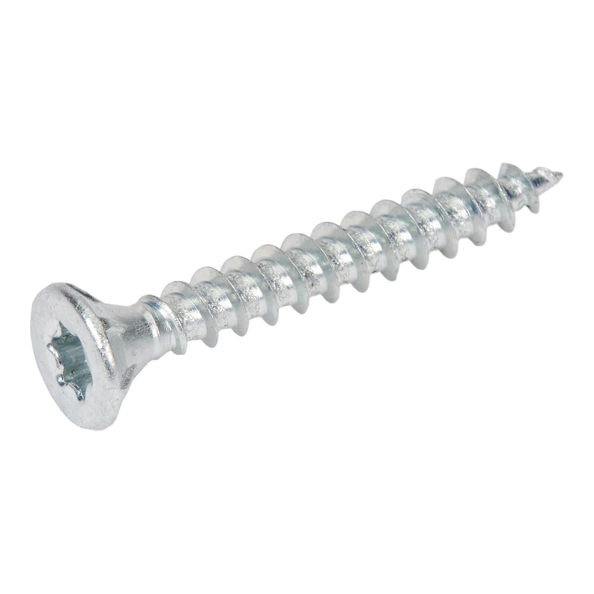 Stark - Torx 20 Spaanplaatschroeven + snijpunt - 4x35mm - Verzinkt - Voldraad (200 stuks)