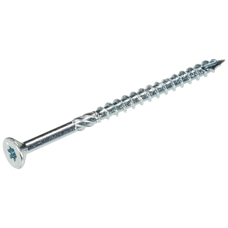 Woodies - schroeven Ultimate - Torx 30 Platkop - 6 x 90mm - Deeldraad - Verzinkt (100 stuks)