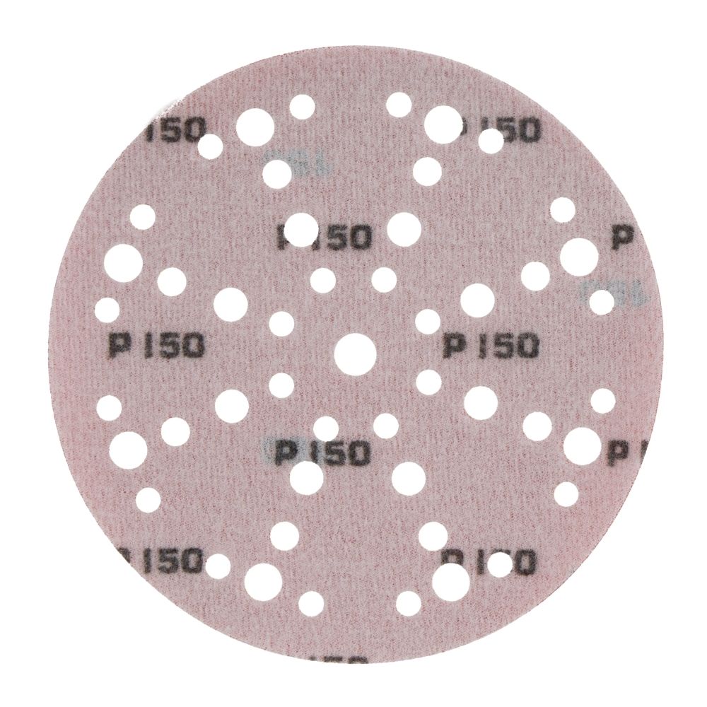 Radix - Schuurschijf - Pro - Klittenband 150 mm - P150 – 49 stofgaten (50 stuks)