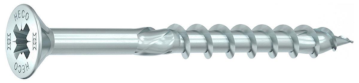 Heco Topix-Plus Schroeven - Pozidrive platverzonken kop - 6x 110mm - Deeldraad (100 stuks)