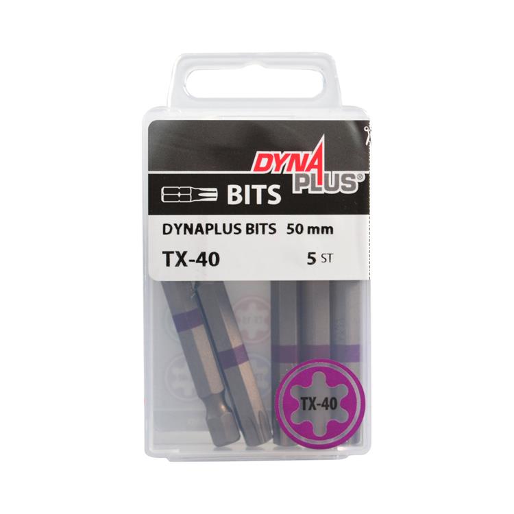 Dynaplus - Schroefbit - Torx 40 - 50mm - Paars (5 stuks)
