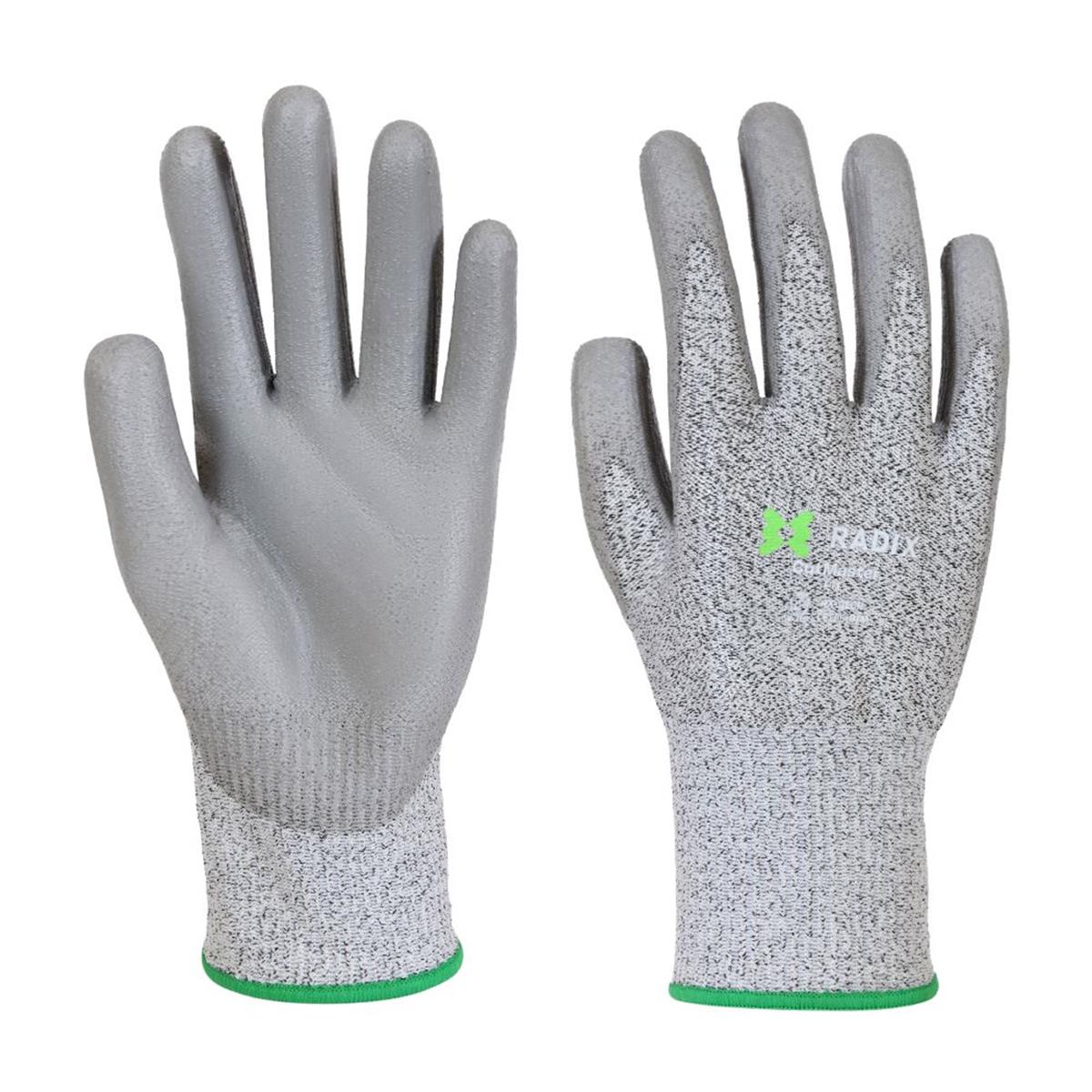 Radix CutMaster - Snijbestendige werkhandschoenen - PU Coating - Grey - M8 / M Radix CutMaster - Snijbestendige werkhandschoenen - PU Coating - Grey - M8 / M