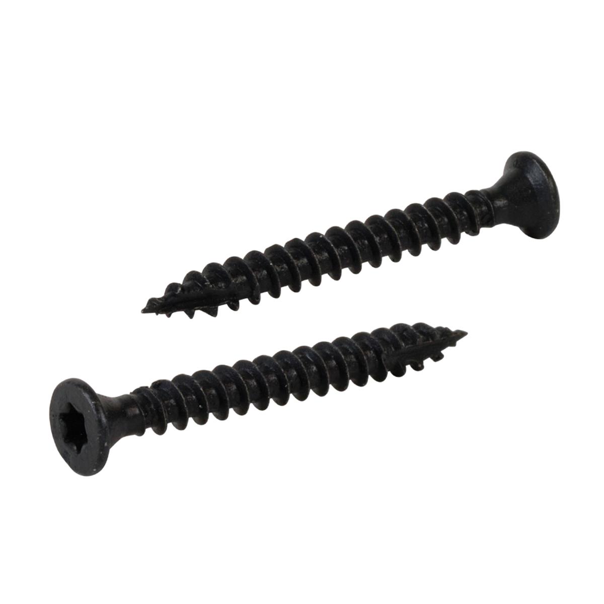 Blackline Platkop scharnierschroef + snijpunt - HCP-coating - Torx - 4,5 x 40mm (20 stuks) Blackline Platkop scharnierschroef + snijpunt - HCP-coating - Torx - 4,5 x 40mm (20 stuks)