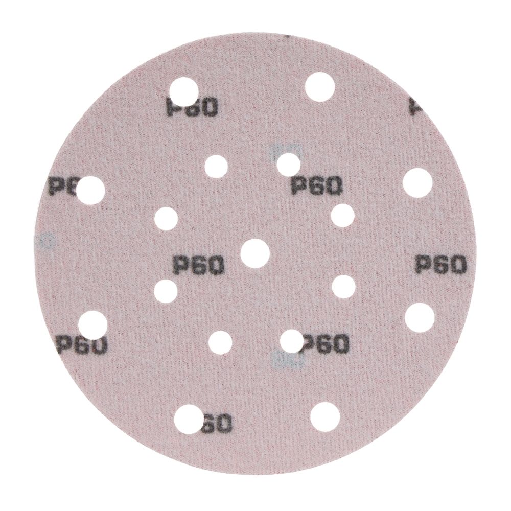 Radix - Schuurschijf - Pro - Klittenband 150 mm - P60 – 17 stofgaten (50 stuks)