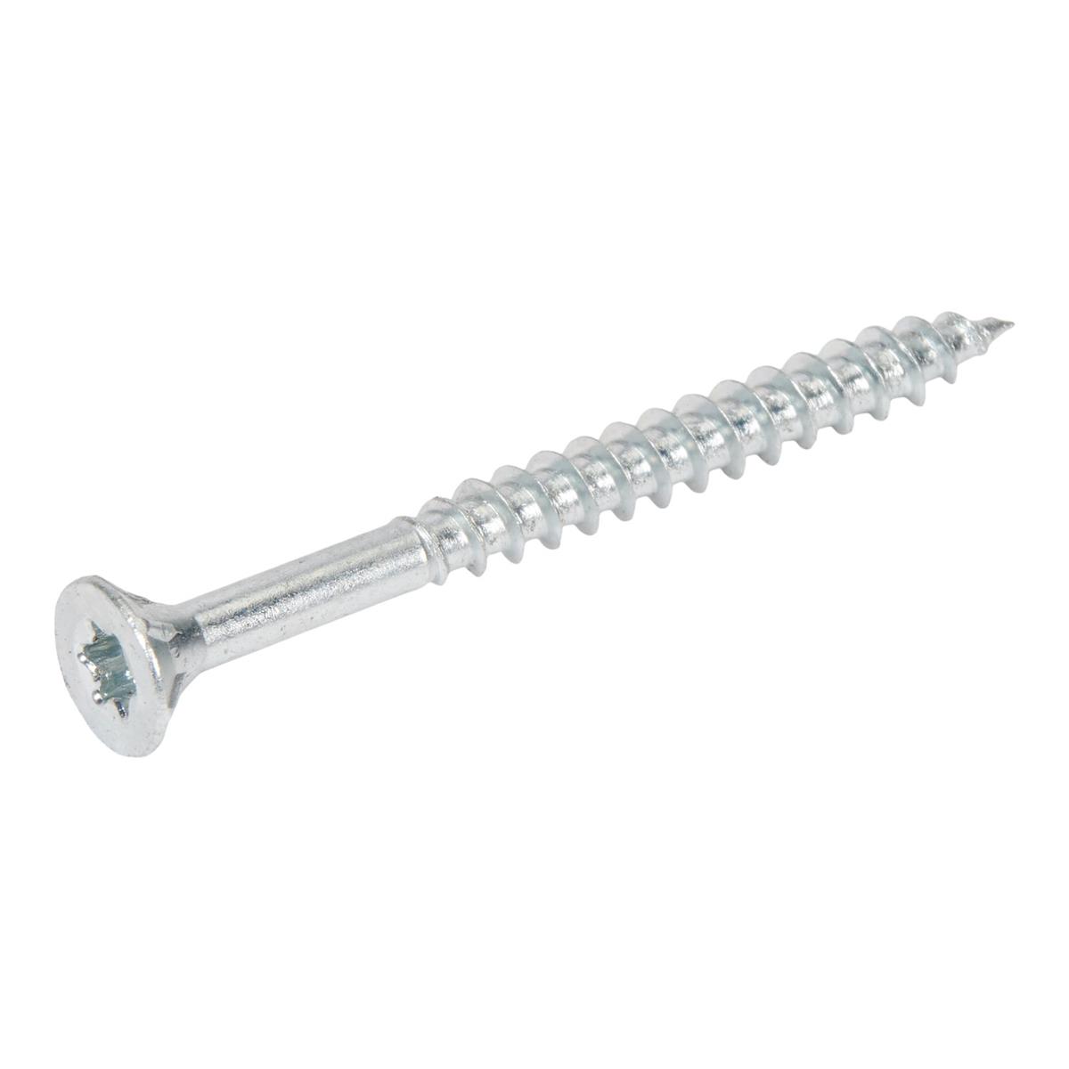 Stark - Torx 20 Spaanplaatschroeven + snijpunt - 4x50mm - Verzinkt - Deeldraad (200 stuks)