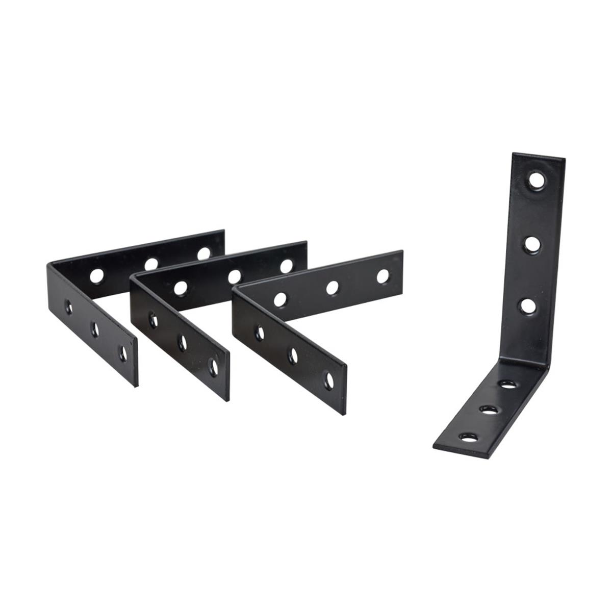 Stoelhoek - 85 mm - Zwart (4 stuks)