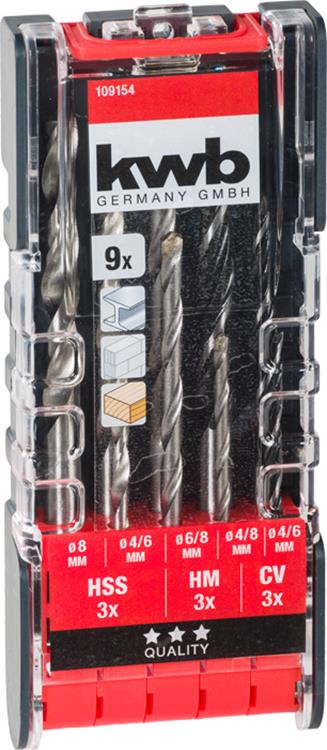 KWB - Combi-Borenset - 9-delig KWB - Combi-Borenset - 9-delig