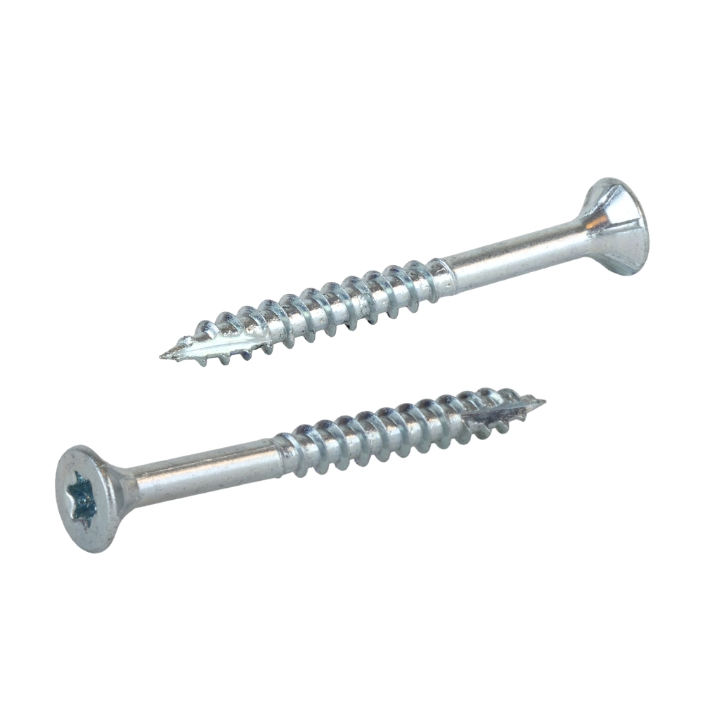 Radix Torx 20 Spaanplaatschroef - Platkop + Snijpunt - 4,0 x 40mm/24 - Verzinkt - Deeldraad (200 stuks)