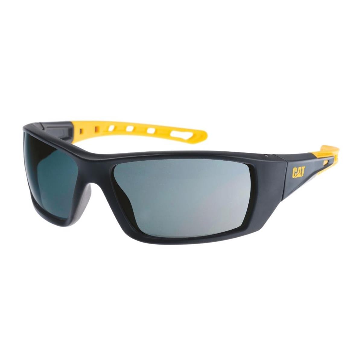 CAT - Veiligheidsbril - Nylon Neusbrug - Flexibele Pootjes - Omrand - Rookglas CAT - Veiligheidsbril - Nylon Neusbrug - Flexibele Pootjes - Omrand - Rookglas