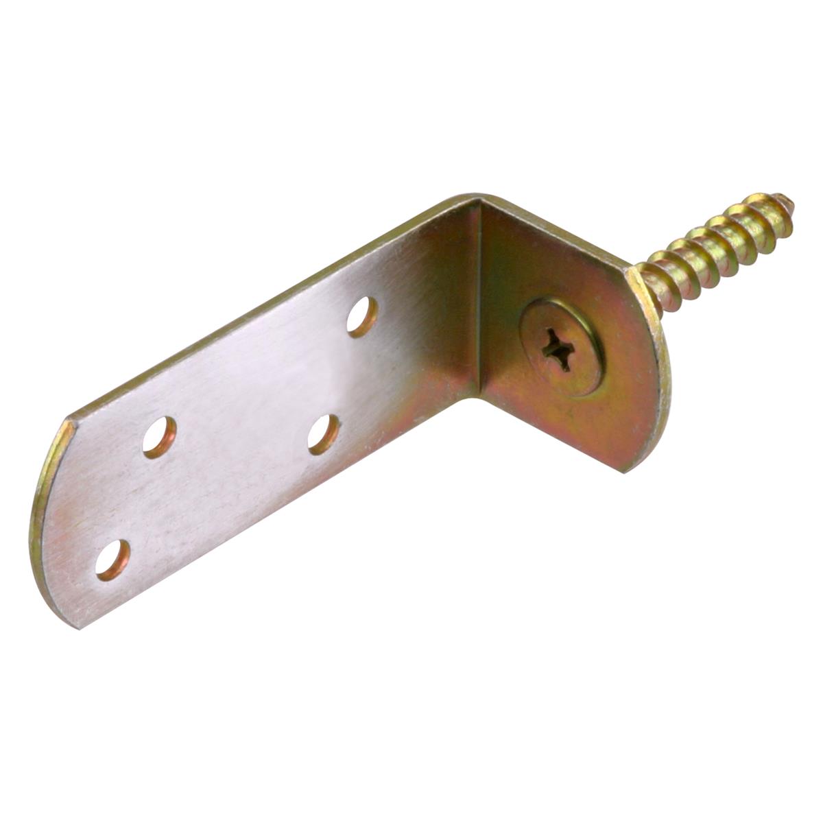 L-beslag/L-steun met schroef verhoogd - Verzinkt - (1 stuk) L-beslag/L-steun met schroef verhoogd - Verzinkt - (1 stuk)