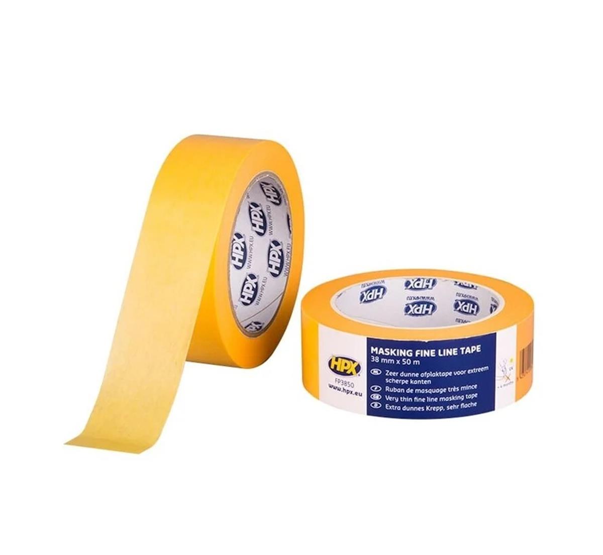 HPX - Masking 4400 Fine Line - Oranje - 36mm x 50m HPX - Masking 4400 Fine Line - Oranje - 36mm x 50m