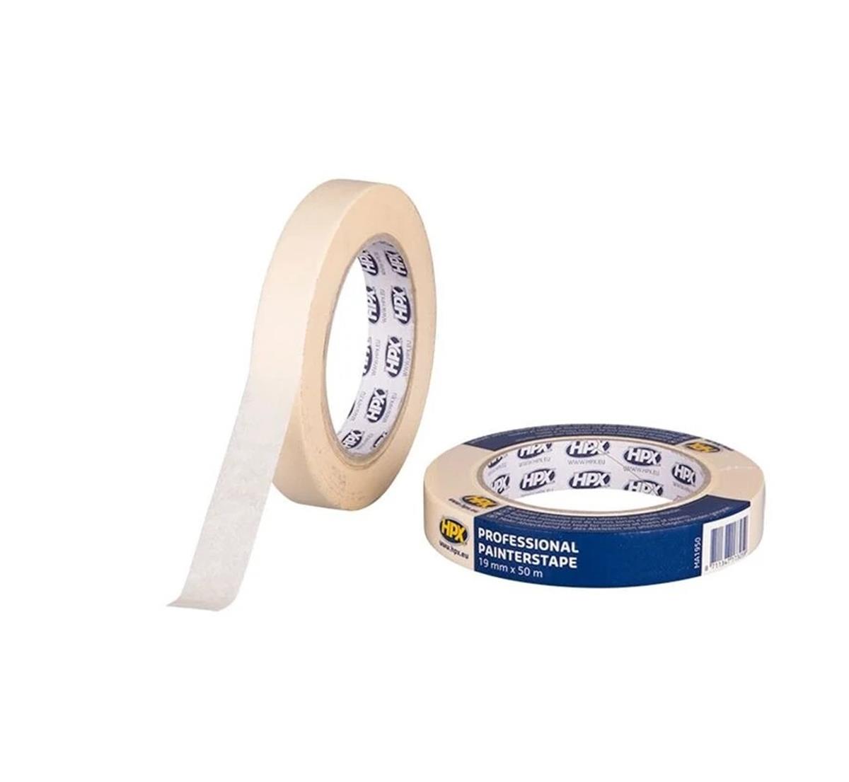 HPX - Masking Tape 60°C - Crèmewit - 19mm x 50m HPX - Masking Tape 60°C - Crèmewit - 19mm x 50m