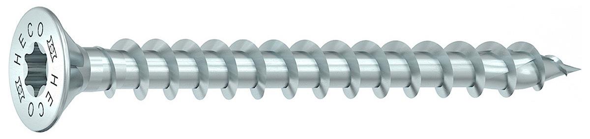 Heco Topix-Plus Schroeven - Hecodrive platverzonken kop - 4x 16mm - Voldraad (200 stuks) Heco Topix-Plus Schroeven - Hecodrive platverzonken kop - 4x 16mm - Voldraad (200 stuks)