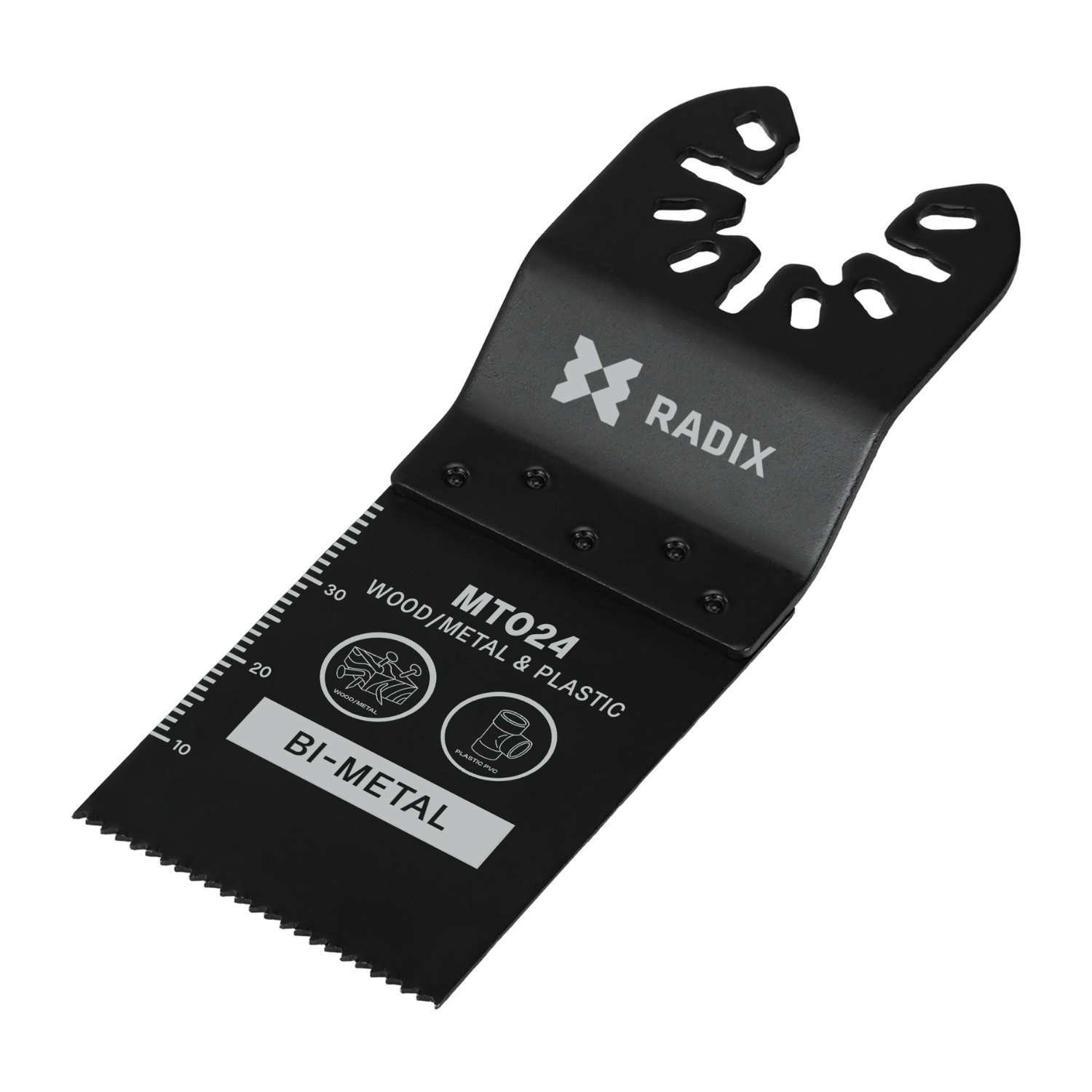 Radix - Multitool zaagblad - Bi-metaal - 18 tanden (1.4mm) - Gefreesd - 40x34mm