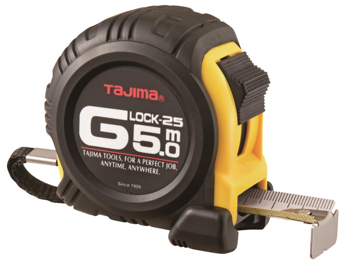 TAJIMA G-Lock Rolbandmaat extra sterk 5M lengte / 25MM