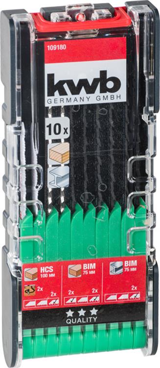 KWB - Decoupeerzaagbladenset - 10-delig KWB - Decoupeerzaagbladenset - 10-delig