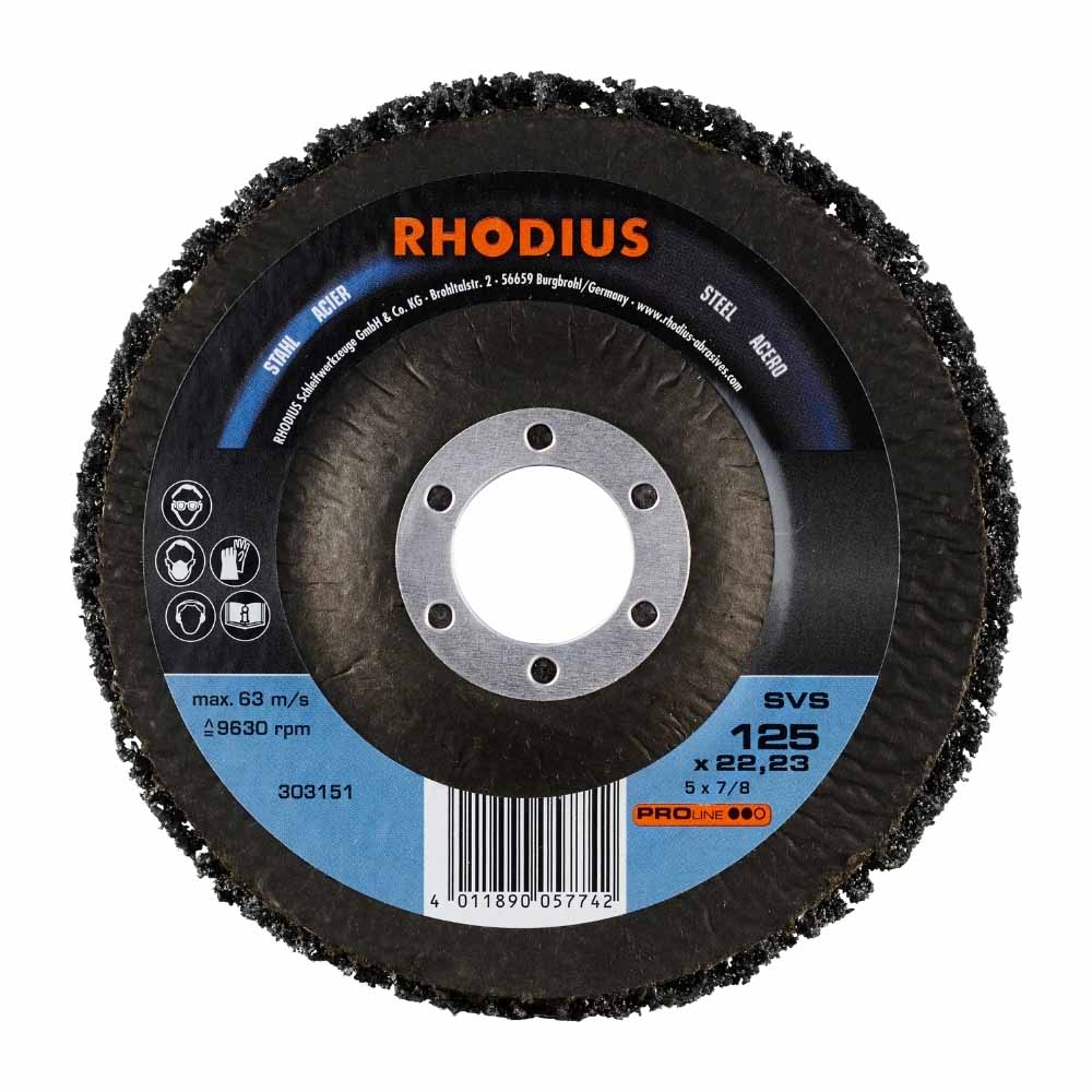 Rhodius - Reinigingsvlies - Pro - 125 x 22,23 mm - SVS
