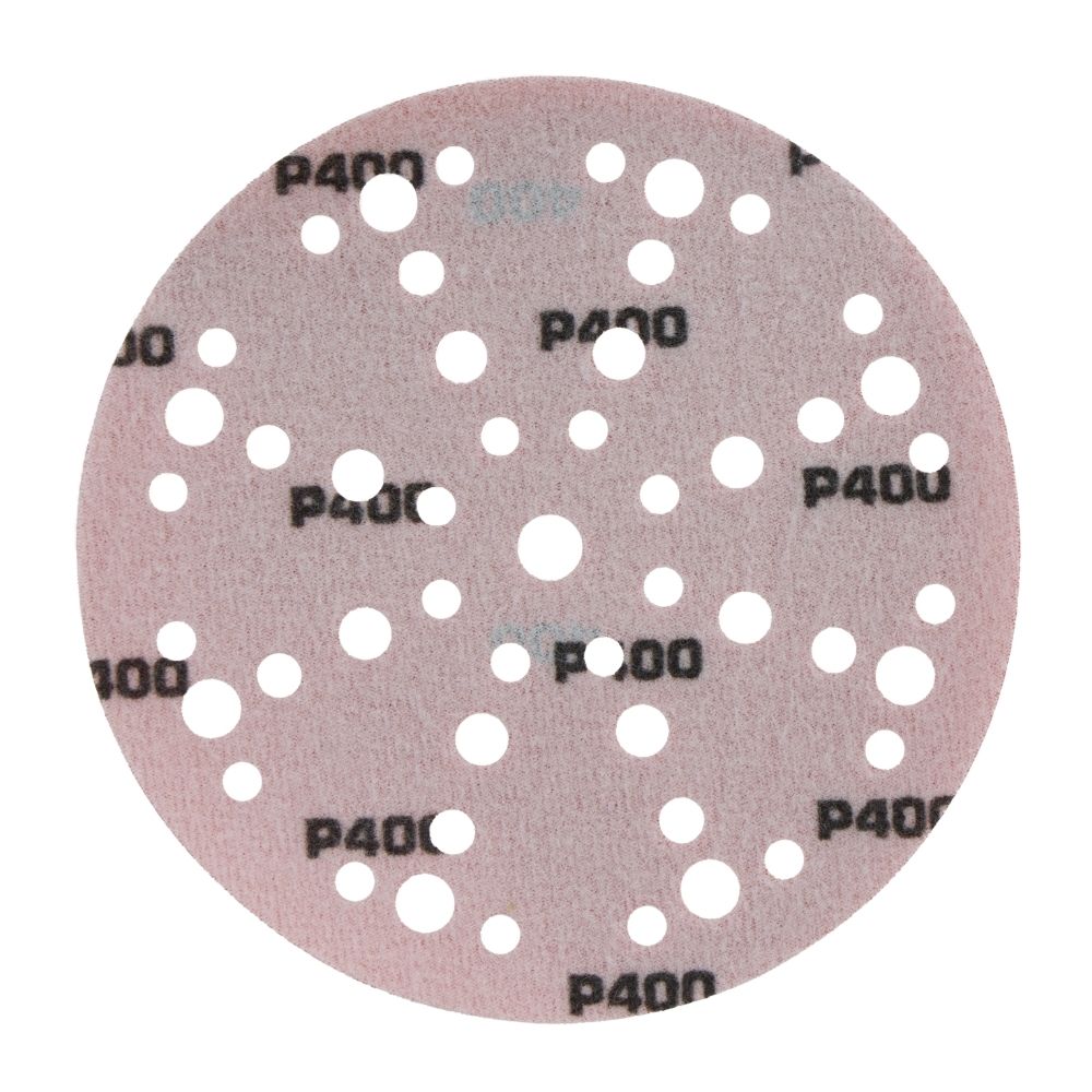 Radix - Schuurschijf - Pro - Klittenband 150 mm - P400 – 49 stofgaten (10 stuks) Radix - Schuurschijf - Pro - Klittenband 150 mm - P400 – 49 stofgaten (10 stuks)