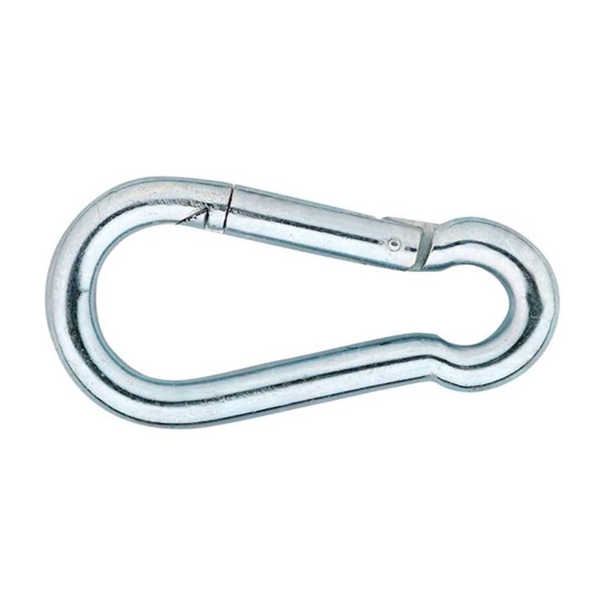 Karabijnhaak - C-DIN 5299 - 090x09mm - Verzinkt