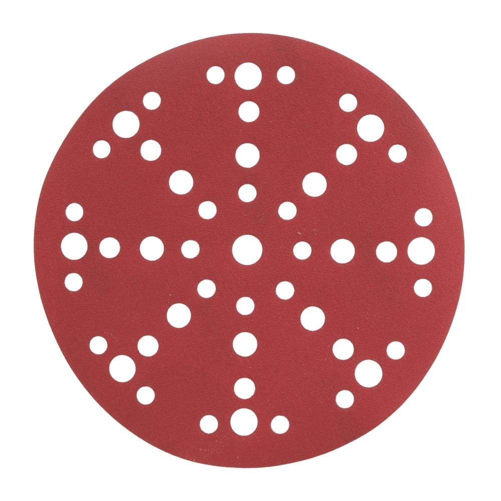 Radix - Schuurschijf - Pro - Klittenband 150 mm - P240 – 49 stofgaten (10 stuks) Radix - Schuurschijf - Pro - Klittenband 150 mm - P240 – 49 stofgaten (10 stuks)