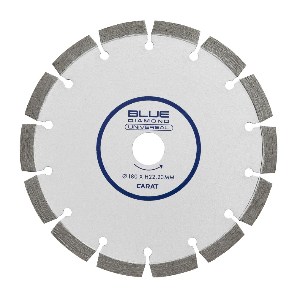 Carat - Blue Diamond diamantzaagblad - Haakse slijper - Ø180 - Asgat 22.23mm
