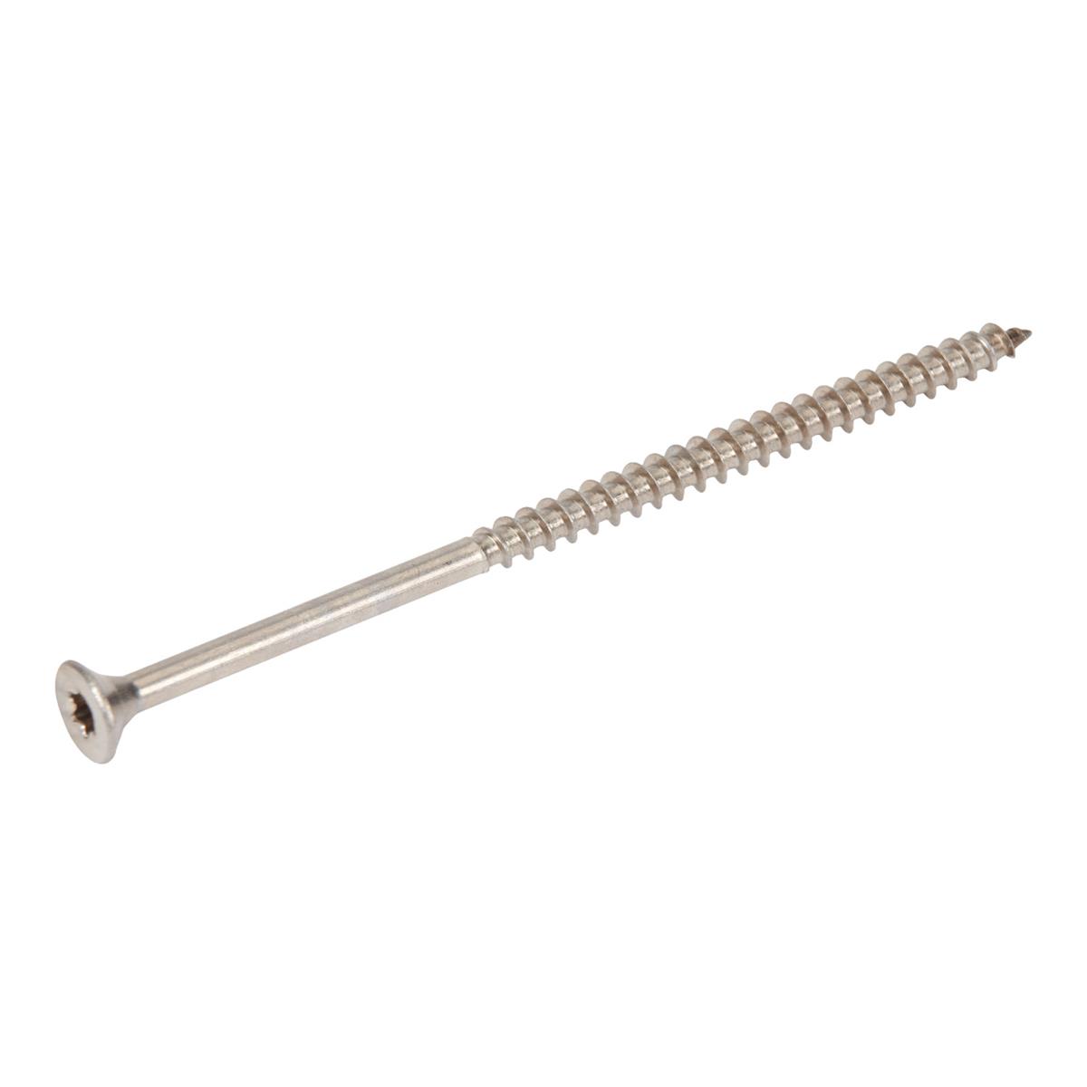 Stark - Torx 25 Platkop Spaanplaatschroeven - 5x100mm - RVS A2 - Deeldraad (200 stuks)