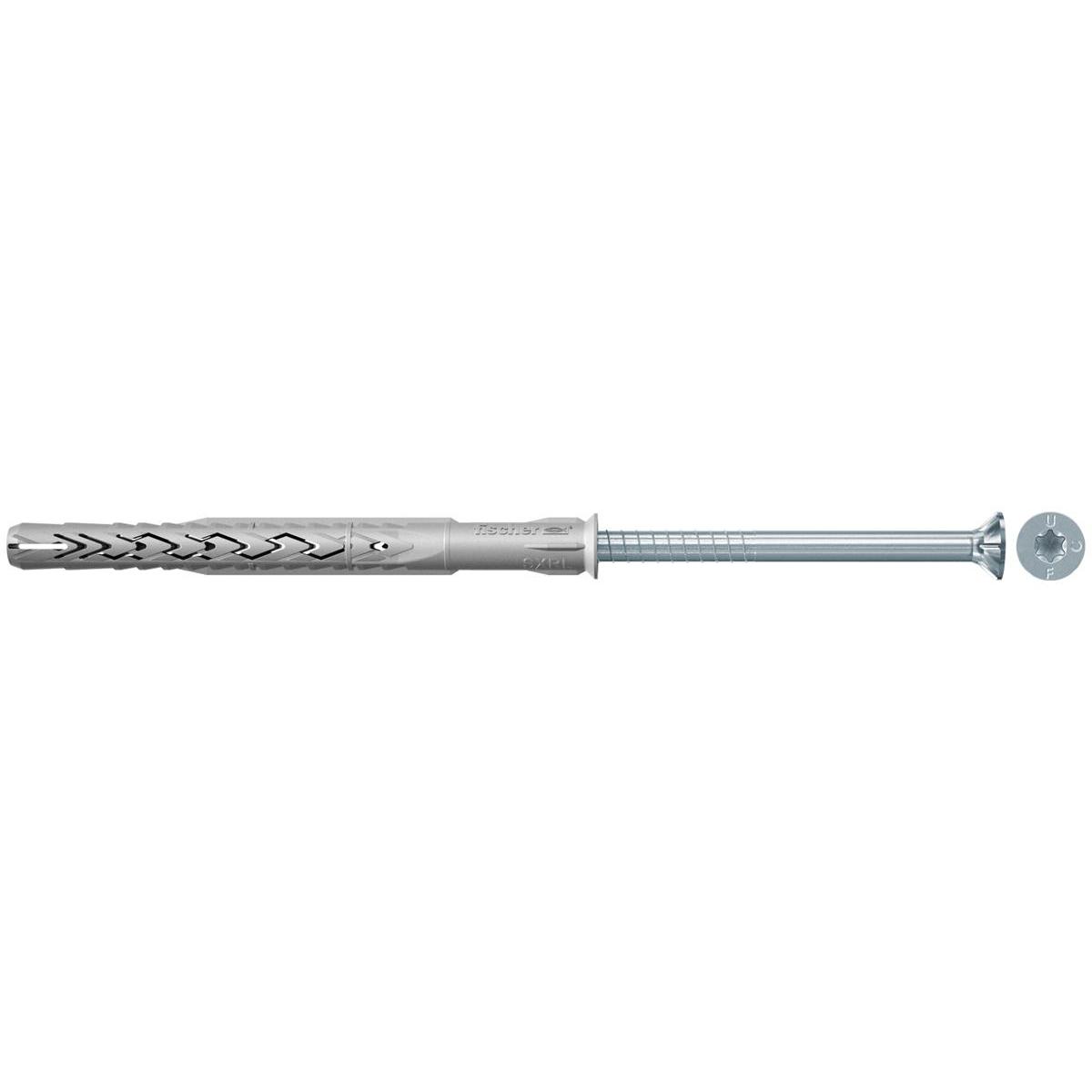 Fischer - Constructieplug - SXRL - 10 x 140 T - Verzonken kop (50 stuks)