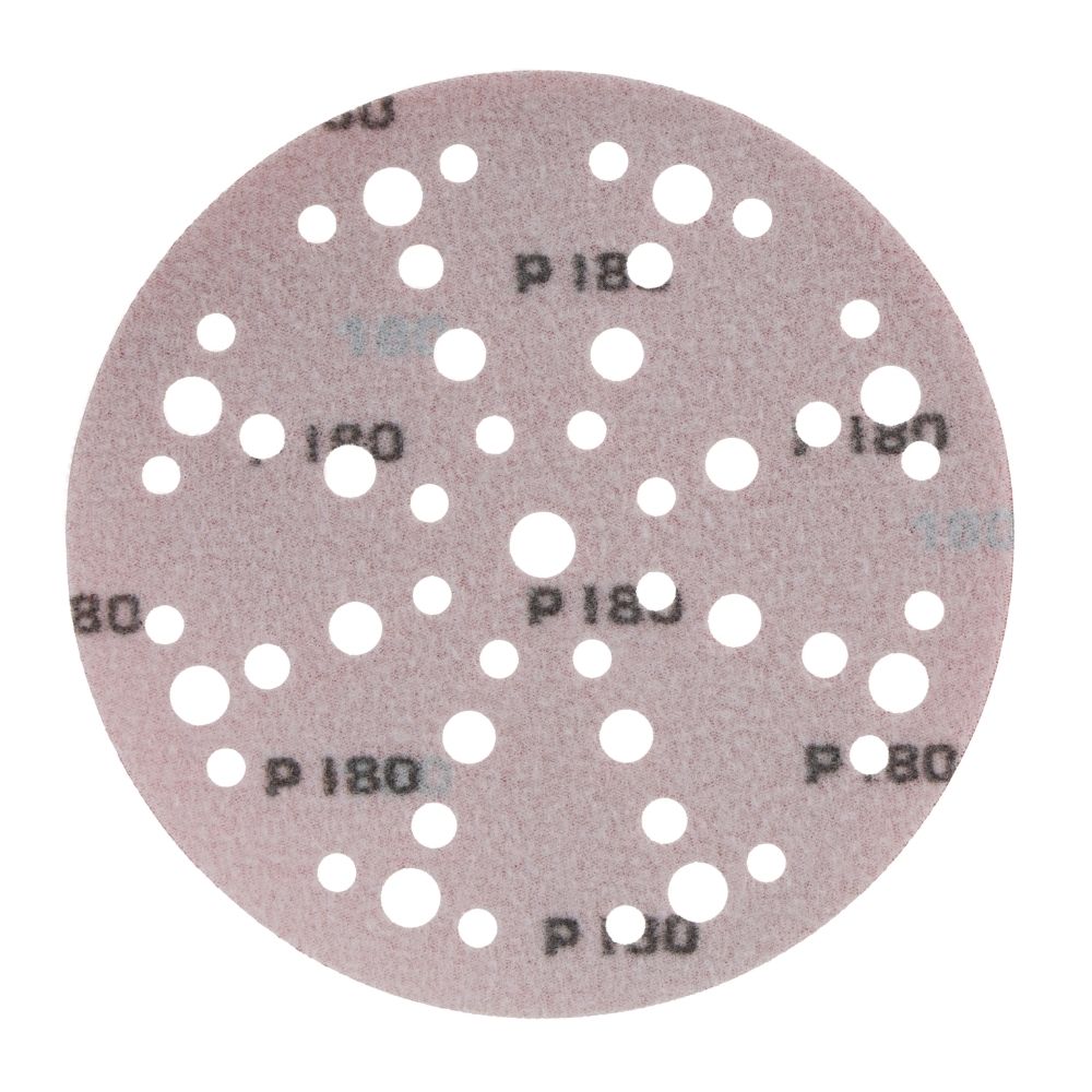 Radix - Schuurschijf - Pro - Klittenband 150 mm - P180 – 49 stofgaten (50 stuks)