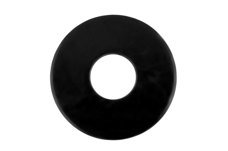 Blackline - Carrosseriering - DIN9021 - M6 - Zwart (100 stuks)