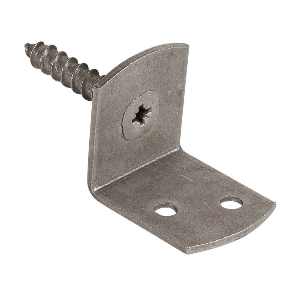 L-Beslag / L-Steun met schroef RVS (1 stuk) L-Beslag / L-Steun met schroef RVS (1 stuk)