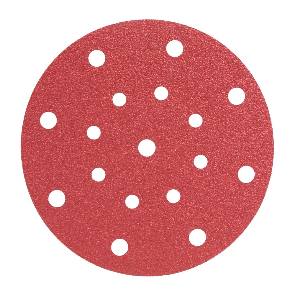 Radix - Schuurschijf - Pro - Klittenband 150 mm - P60 – 17 stofgaten (50 stuks)