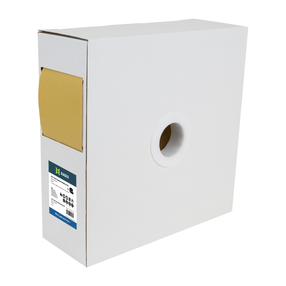 Radix - Schuurpapier rol met foamrug - Pro - 25m x 114 mm - P240