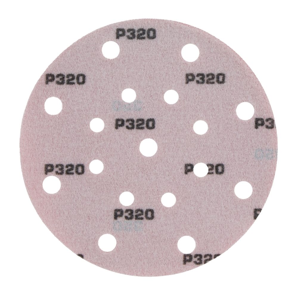 Radix - Schuurschijf - Pro - Klittenband 150 mm - P320 – 17 stofgaten (50 stuks)