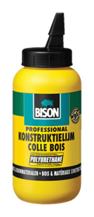Bison - Konstruktielijm Polyurethaan D4 Watervast - 250g Bison - Konstruktielijm Polyurethaan D4 Watervast - 250g